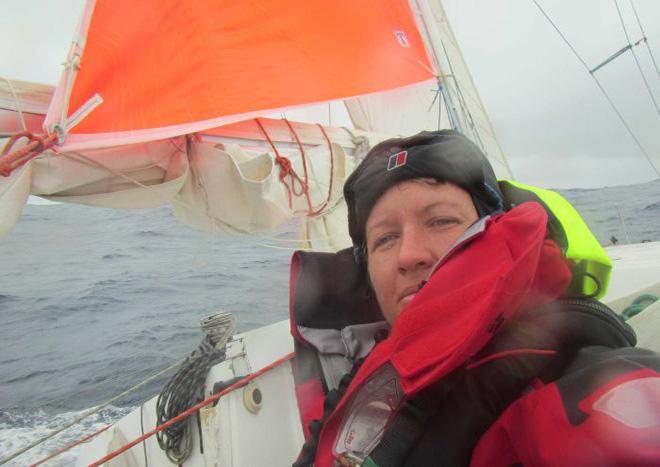 Lisa Blair sailed solo in the 2014 ITL Solo Tasman Challenge from New Zealand to Queensland. © Lisa Blair