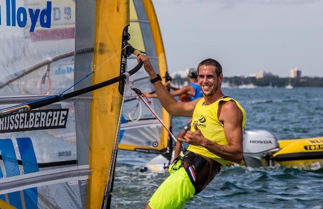 RS:X is double Olympic champion Dorian van Rysselberghe (NED) - Sailing World Cup Miami ©  Jesus Renedo / Sailing Energy http://www.sailingenergy.com/