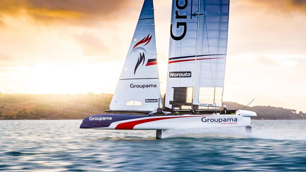 Groupama Team France training in their AC45-S photo copyright Groupama Team France taken at  and featuring the  class