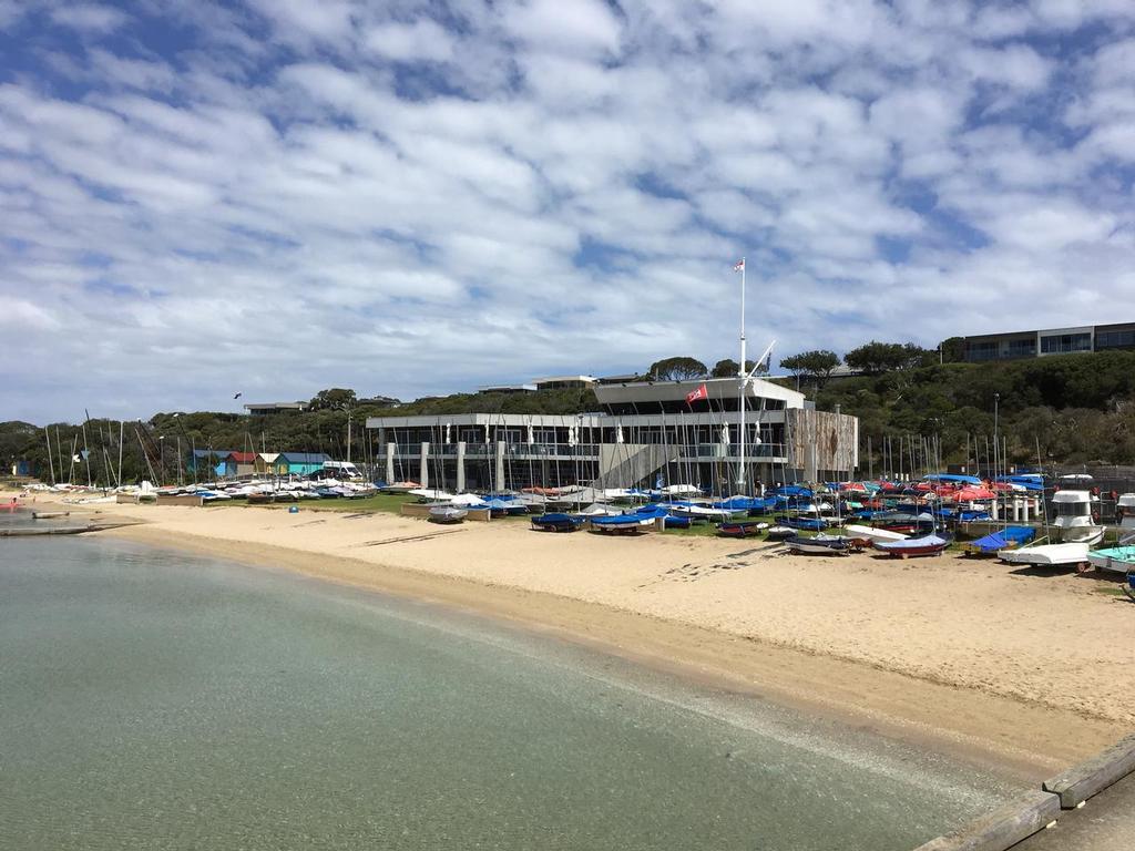 The Blairgowrie Yacht Squadron is in a picture perfect location on the Mornington Peninsula. - Helly Hansen Australian Melges 24 Championship photo copyright Ally Graham taken at  and featuring the  class