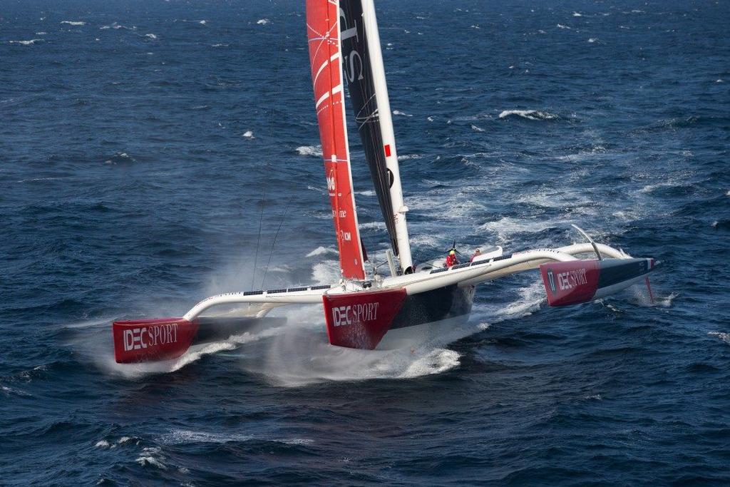 920626 1055587774491994 5593191819355570638 o - IDEC Sport - Jules Verne Trophy attempt 2016/17 photo copyright IDEC Sport taken at  and featuring the  class