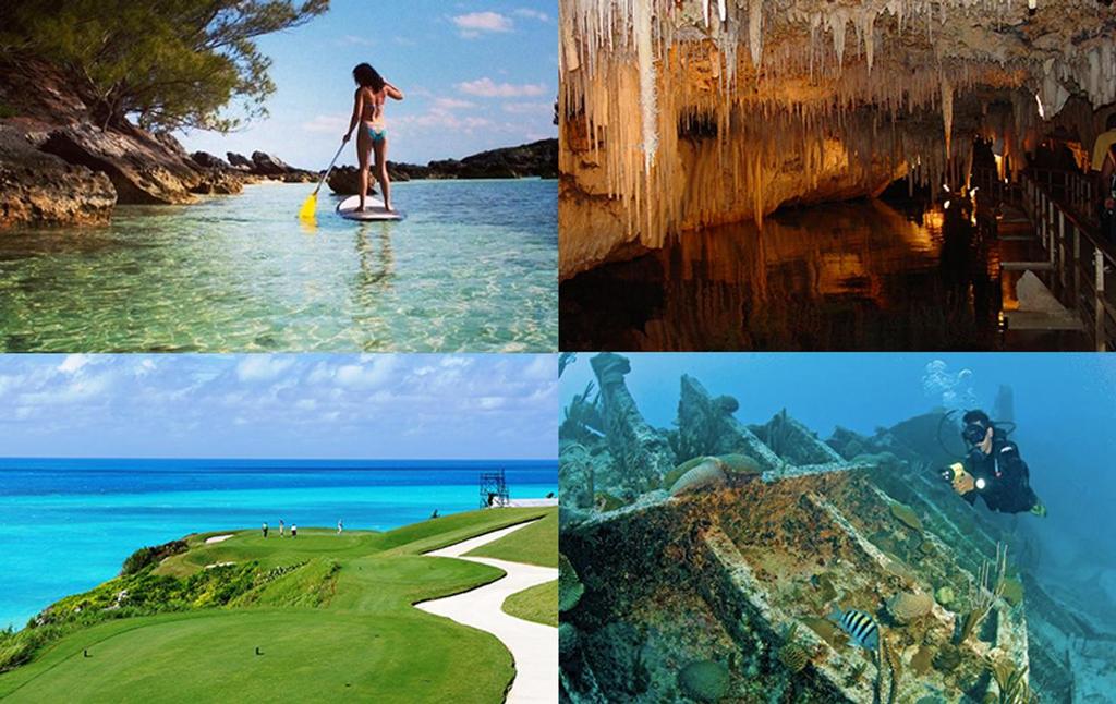 Mosaic of Bermuda attractions © SW