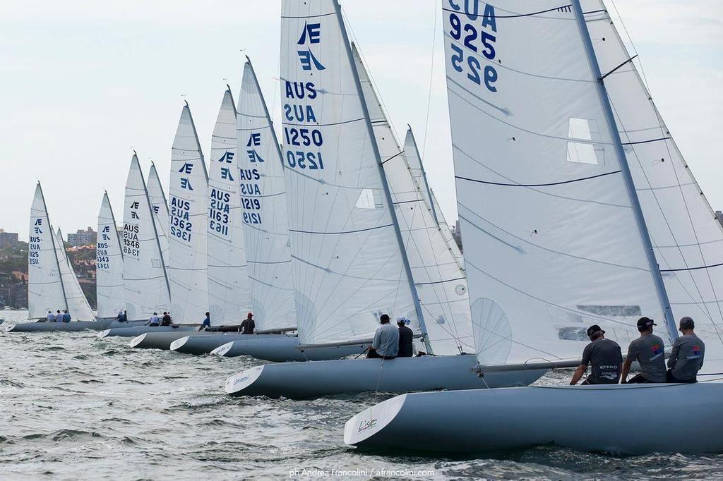 Always tight racing with the premier One Design fleet in AUS - Etchells - Wilson Silver Goblets photo copyright Andrea Francolini taken at  and featuring the  class