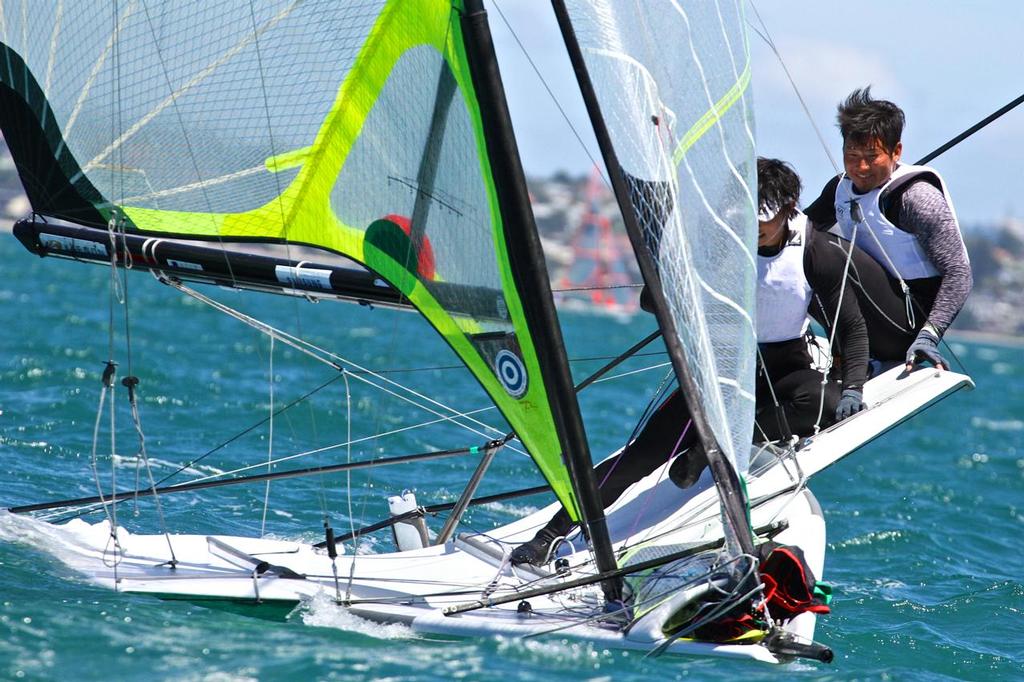 49er - Oceanbridge NZL Sailing Regatta - Day 1 photo copyright Richard Gladwell www.photosport.co.nz taken at  and featuring the  class