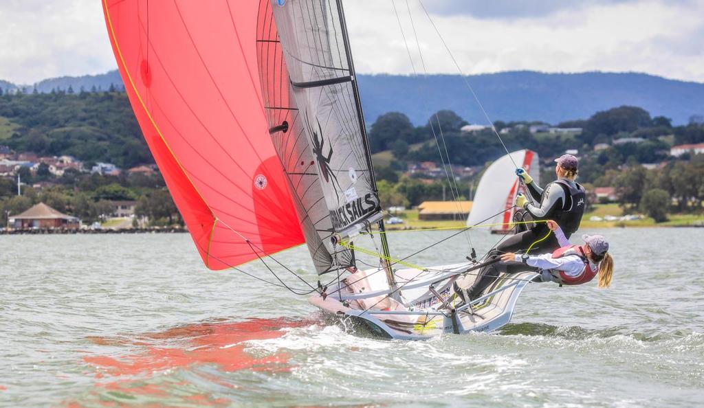 13ft and 16ft Skiff Nationals Lake Illawarra - Race 1 © Michael Chittenden 