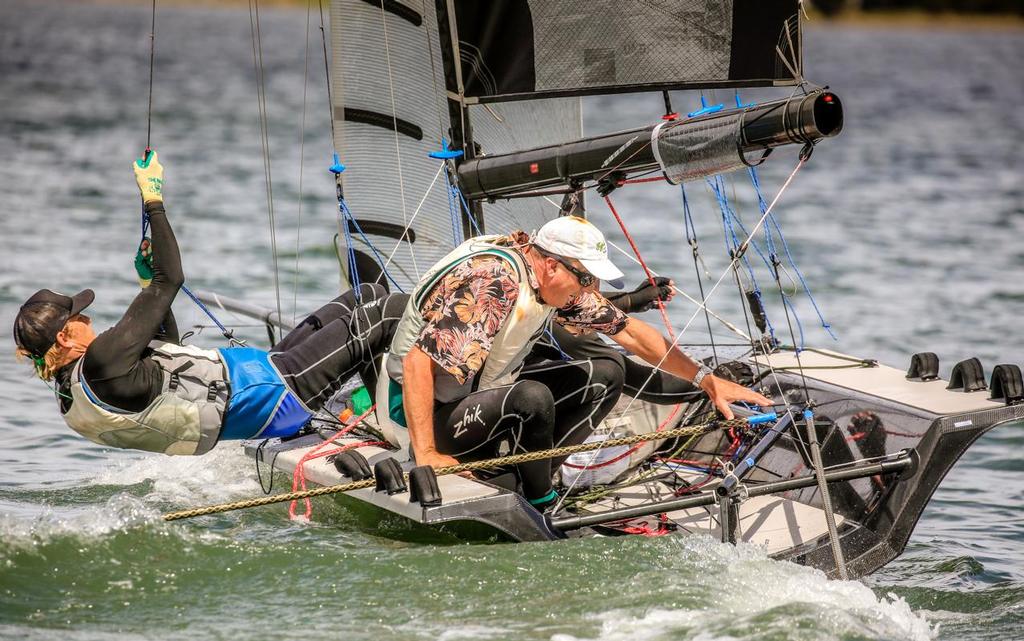 13ft and 16ft Skiff Nationals Lake Illawarra - Race 1 © Michael Chittenden 