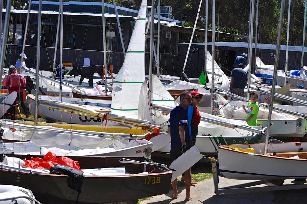 Boatpark - 2017 Sunburst National Championships, Wakatere BC February 4-6, 2017 photo copyright Wakatere Boating Club wakatere.org.nz taken at  and featuring the  class