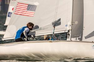 Stu McNay (Providence, R.I.) and Dave Hughes (Miami, Fla.), Men's 470 - World Cup Series Miami 2017 photo copyright  Jesus Renedo / Sailing Energy http://www.sailingenergy.com/ taken at  and featuring the  class