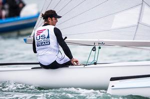 Luke Muller (Ft. Pierce, Fla.), Finn class. - World Cup Series Miami 2017 photo copyright Pedro Martinez / Sailing Energy / World Sailing taken at  and featuring the  class