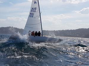 Seas offshore Saturday - Etchells Australian Championship photo copyright Learne Dooley taken at  and featuring the  class