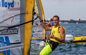 RS:X is double Olympic champion Dorian van Rysselberghe (NED) - Sailing World Cup Miami photo copyright  Jesus Renedo / Sailing Energy http://www.sailingenergy.com/ taken at  and featuring the  class