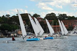 Downwind on Day 3 - Henning Harders OK Dinghy Nationals photo copyright Bruce Kerridge taken at  and featuring the  class