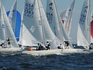 Mark Rounding - Sidney Doren Memorial Regatta 2017 photo copyright Cindy Saunders taken at  and featuring the  class