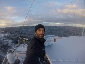 Photo sent from the boat Newrest - Matmut, on January 16th, 2017 photo copyright Fabrice Amedeo / Newrest Matmut / Vendée Globe taken at  and featuring the  class