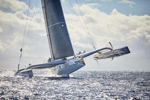 Defending their Multihull race record will be Lloyd Thornburg's MOD70, Phaedo³ – RORC Caribbean 600 photo copyright RORC / James Mitchell taken at  and featuring the  class