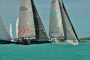 C&C 30's on the Division 2 course - photo Quantum Key West Race Week photo copyright PhotoBoat.com taken at  and featuring the  class