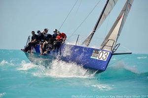 Extreme2 launching upwind to be the boat to beat in the C&C 30 Class - Quantum Key West Race Week 2017 photo copyright PhotoBoat.com taken at  and featuring the  class