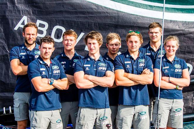 GC32 Championship 2017 - Land Rover BAR Academy – The squad was formed in 2016 with ambitions to develop some of Britain’s top sailing talent. © Jesus Renedo / GC32 Championship Oman