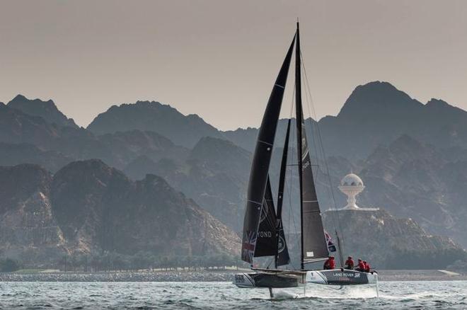 There will be a mix of signature Stadium Racing alongside some long-distance racing, set in front of the stunning backdrop of Muscat's Old Town. - Day one - Act 1, Muscat - Extreme Sailing Series 2016 © Lloyd Images http://lloydimagesgallery.photoshelter.com/