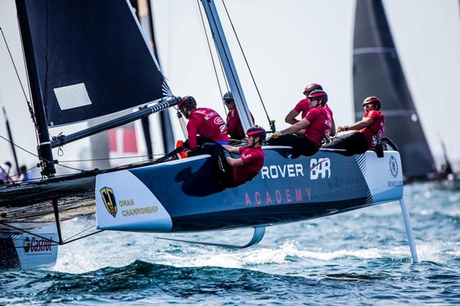 Land Rover BAR Academy will be skippered by Rob Bunce - GC32 Championship © Jesus Renedo / GC32 Championship Oman