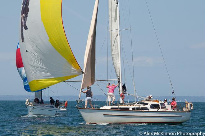 Calypso (MarijaGroen) and RoseOfWyndham (EdelDoyle) both from Hobson's Bay YC enjoyed the conditions - WISC - 2017 PPWCS ©  Alex McKinnon Photography http://www.alexmckinnonphotography.com
