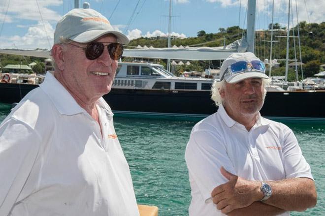 George David and Brad Butterworth after the finish of the RORC Caribbean 600 © Ted Martin/RORC