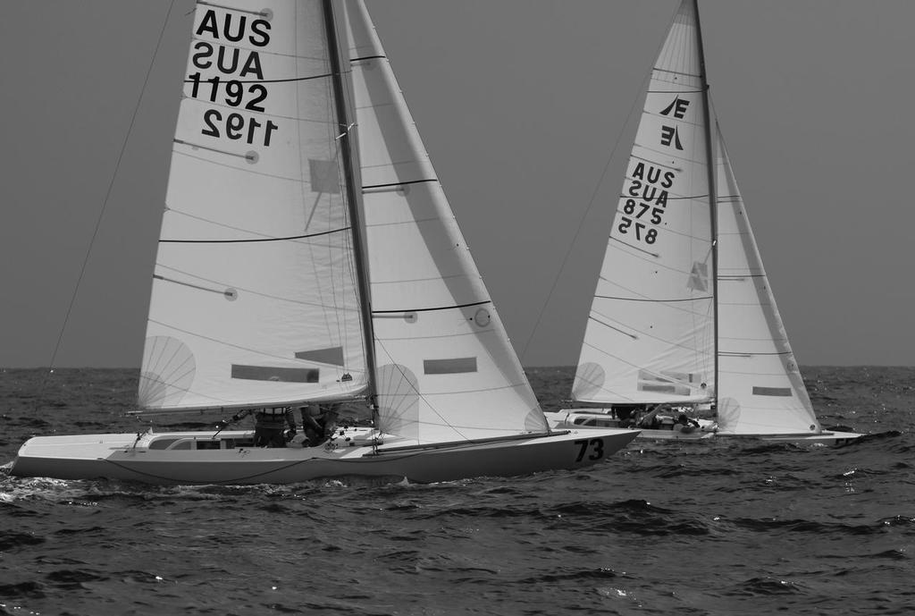 2017 Australian Etchells Championships RPAYC photo copyright Dinghy Fever Photography taken at  and featuring the  class