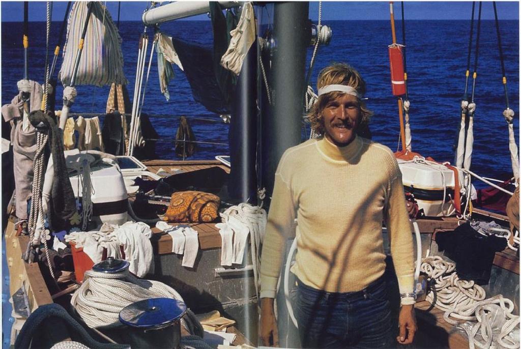 Peter Blake aboard Burton Cutter in his first Whitbread Round the World Race photo copyright Sir Peter Blake Trust taken at  and featuring the  class