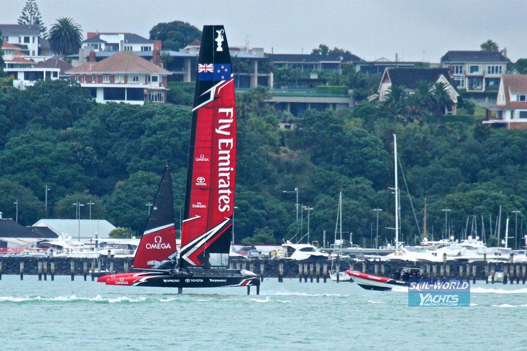  - Day 1 043 - Emirates Team New Zealand - February 14, 2017 photo copyright Richard Gladwell www.photosport.co.nz taken at  and featuring the  class