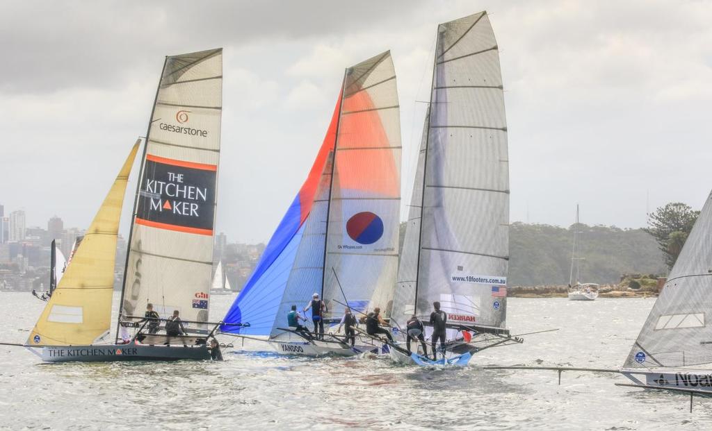 Racing-12 - Invitation race - 2017 JJ Giltinan Trophy 18ft Skiff Championship photo copyright Michael Chittenden  taken at  and featuring the  class