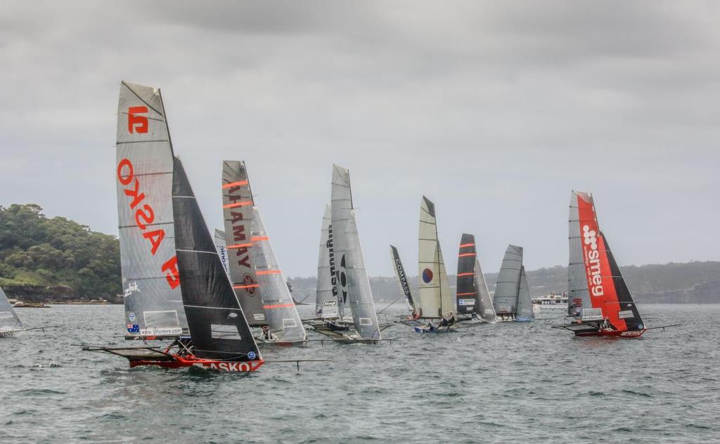 Racing-2 - Invitation race - 2017 JJ Giltinan Trophy 18ft Skiff Championship photo copyright Michael Chittenden  taken at  and featuring the  class
