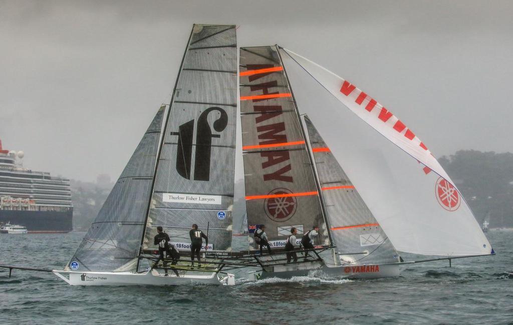 Yamaha and Thurlow Fisher - Race 1 - 2017 JJ Giltinan Trophy 18ft Skiff Championship, February 25, 2017 photo copyright Michael Chittenden  taken at  and featuring the  class