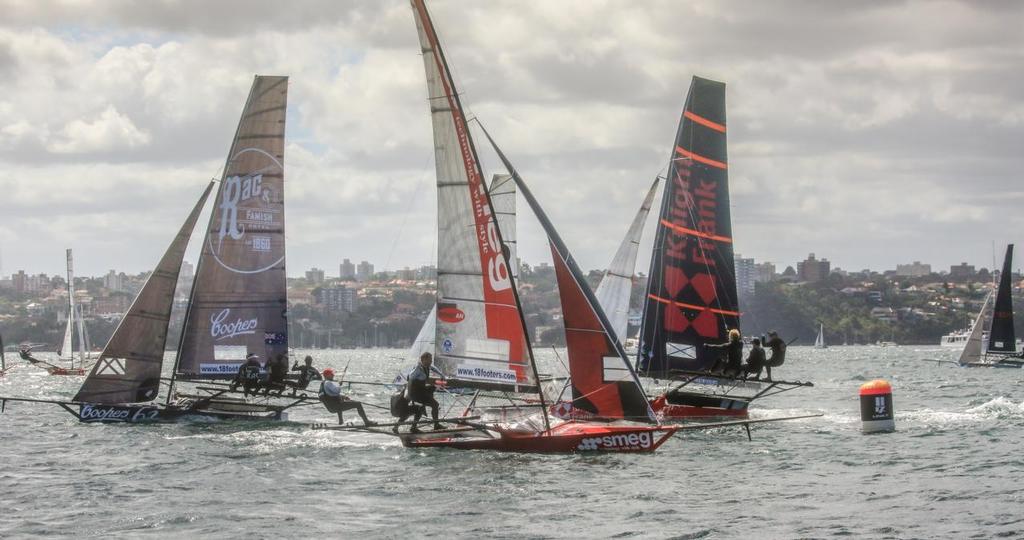  Race 2 - 2017 JJ Giltinan Trophy 18ft Skiff Championship, February 26, 2017 photo copyright Michael Chittenden  taken at  and featuring the  class