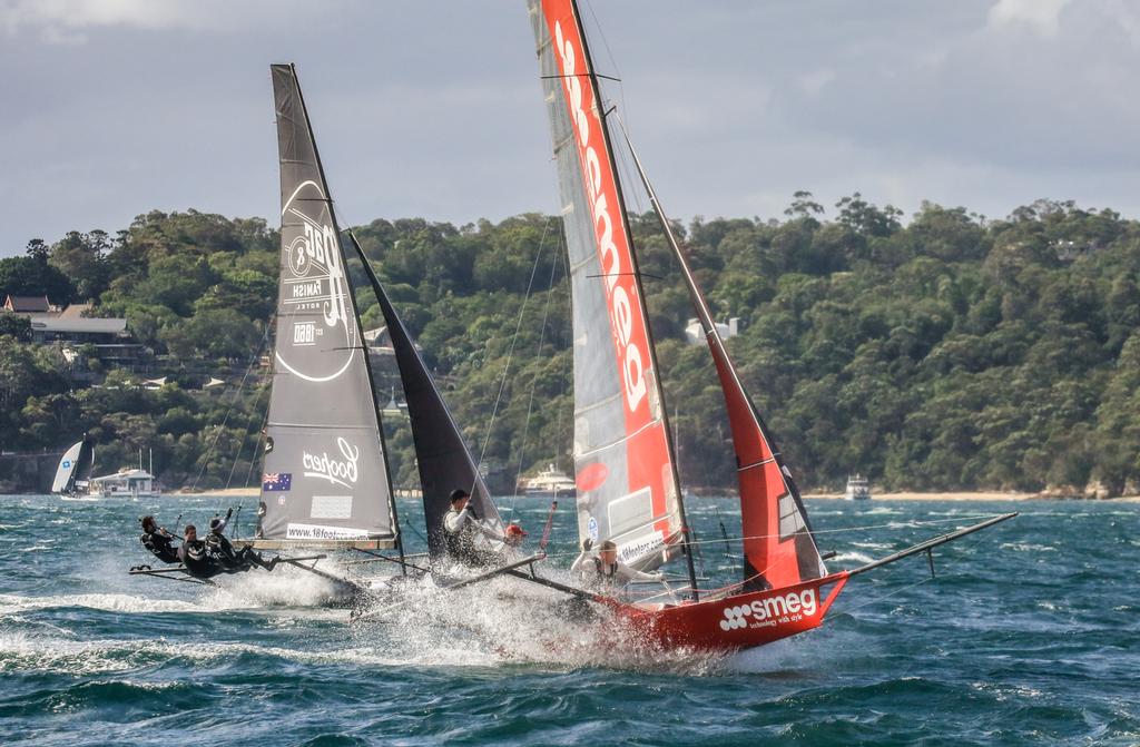  Race 2 - 2017 JJ Giltinan Trophy 18ft Skiff Championship, February 26, 2017 photo copyright Michael Chittenden  taken at  and featuring the  class