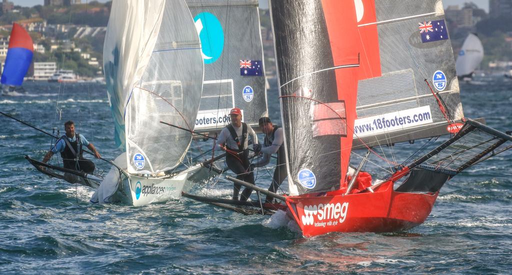  - Race 2 - 2017 JJ Giltinan Trophy 18ft Skiff Championship, February 26, 2017 photo copyright Michael Chittenden  taken at  and featuring the  class