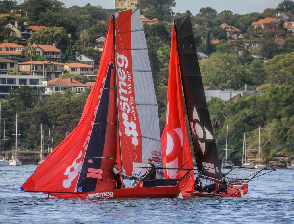  - Race 3 - 2017 JJ Giltinan Trophy 18ft Skiff Championship, February 28, 2017 photo copyright Michael Chittenden  taken at  and featuring the  class