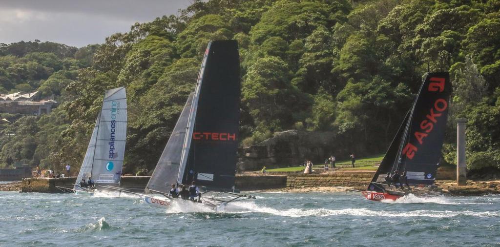Race 2 - 2017 JJ Giltinan Trophy 18ft Skiff Championship, February 26, 2017 photo copyright Michael Chittenden  taken at  and featuring the  class