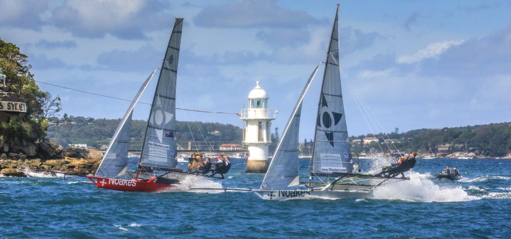 Race 2 - 2017 JJ Giltinan Trophy 18ft Skiff Championship, February 26, 2017 photo copyright Michael Chittenden  taken at  and featuring the  class