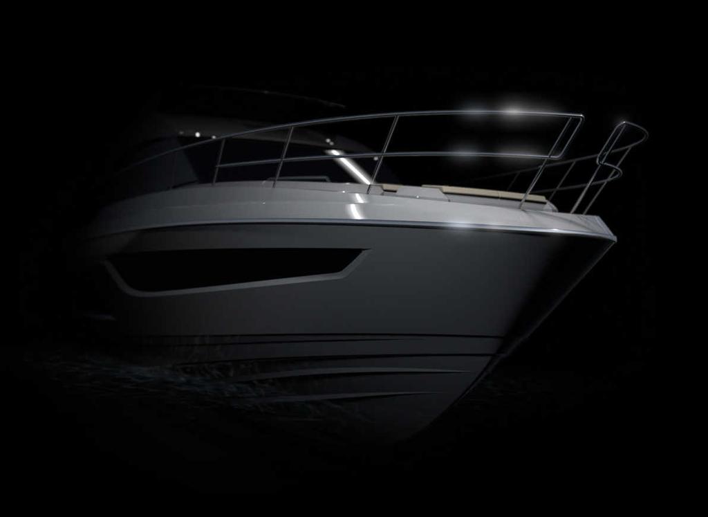 Bow of the the soon to be released Bavaria R55 © Bavaria Yachtbau