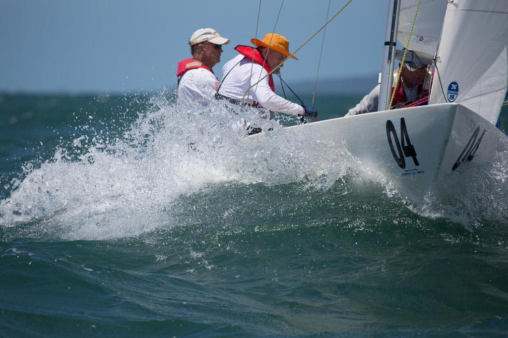 Betelgeuse from the Gold Coast fleet - 2017 Etchells Brisbane Championship photo copyright Kylie Wilson Positive Image - copyright http://www.positiveimage.com.au/etchells taken at  and featuring the  class