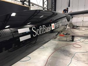 - Softbank Team Japan AC50 almost ready to launch photo copyright SoftBank Team Japan taken at  and featuring the  class