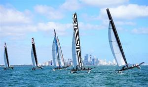 M32 fleet in action - BACARDI Miami Sailing Week photo copyright M32 Series taken at  and featuring the  class