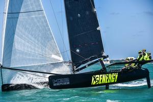 M32 fleet in action - BACARDI Miami Sailing Week photo copyright M32 Series taken at  and featuring the  class
