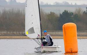 Hannah Snellgrove at the Oxford Blue - RS Aero UK Winter Championships 2017 photo copyright Tim Olin taken at  and featuring the  class