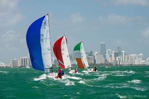 The 90th Bacardi Cup kicks off the eighth Bacardi Miami Sailing Week photo copyright  Cory Silken taken at  and featuring the  class