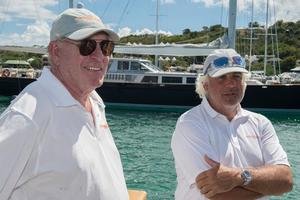 George David and Brad Butterworth after the finish of the RORC Caribbean 600 photo copyright Ted Martin/RORC taken at  and featuring the  class