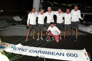 Multihull Line Honours for Lloyd Thornburg's MOD70, Phaedo3 - RORC Caribbean 600 photo copyright Ted Martin/RORC taken at  and featuring the  class