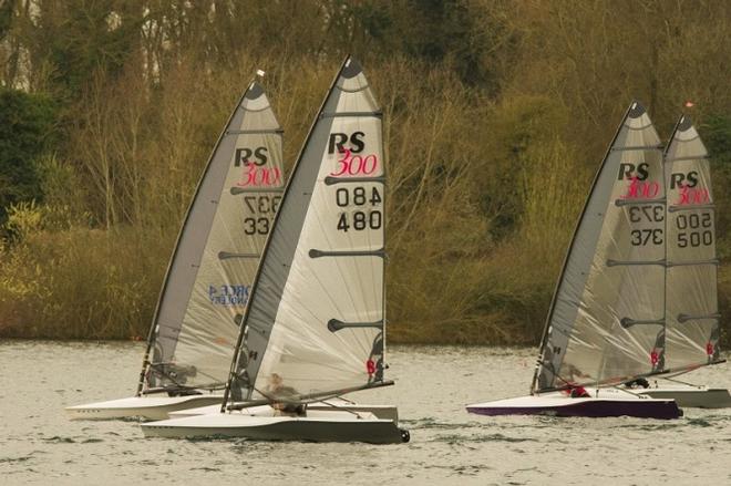 Upwind Four - RS300 Magic Marine Winter Championship © Dave Whittle