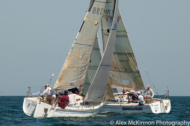 Div3 - Skipjack and Moonraker. The former is first overall under IRC with an impressive five bullets in the series so far! - Club Marine Series ©  Alex McKinnon Photography http://www.alexmckinnonphotography.com