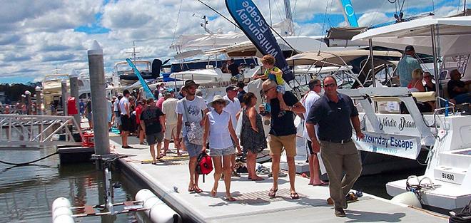 The boat show's linked marina proved more popular than ever throughout the three-day family event © Gold Coast Marine Expo www.gcmarineexpo.com.au